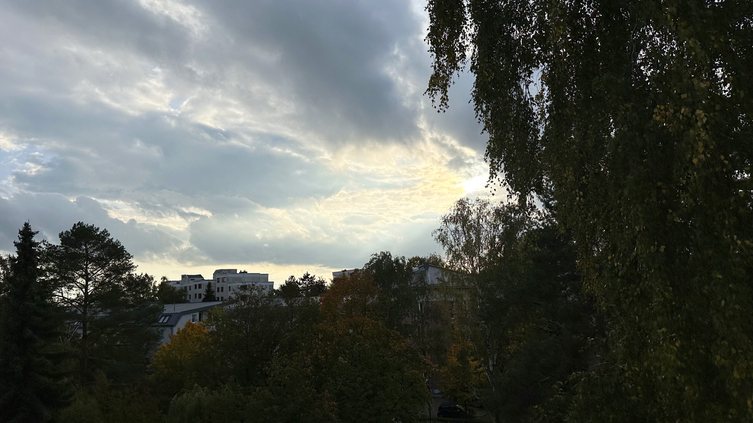 Ausblick vom Balkon