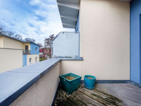 Terrasse von der Galerie aus